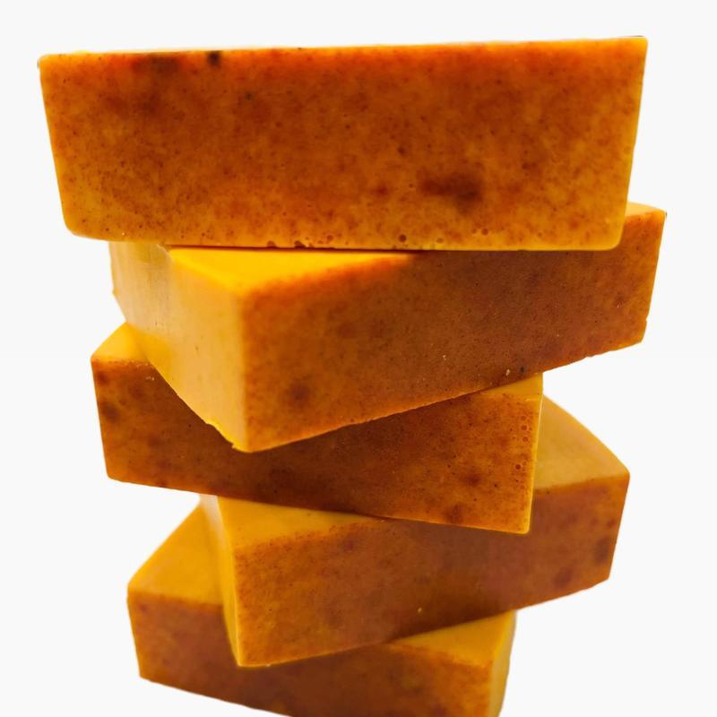 Lemon Turmeric & Kojic Acid Soap Bar, Face & Body Wash,Daily Skin Cleanser Sets , Moisturizing Gentle Kojic Acid Soap Bar Set with Soap Saver Bags