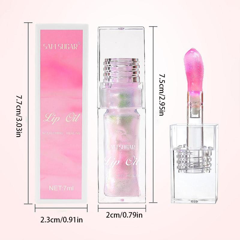 Temperature Color Changing Lip Oil, 4 Counts set Moisturizing Easy Coloring Lip Gloss, Non-stick Cup Lip Glaze for Women