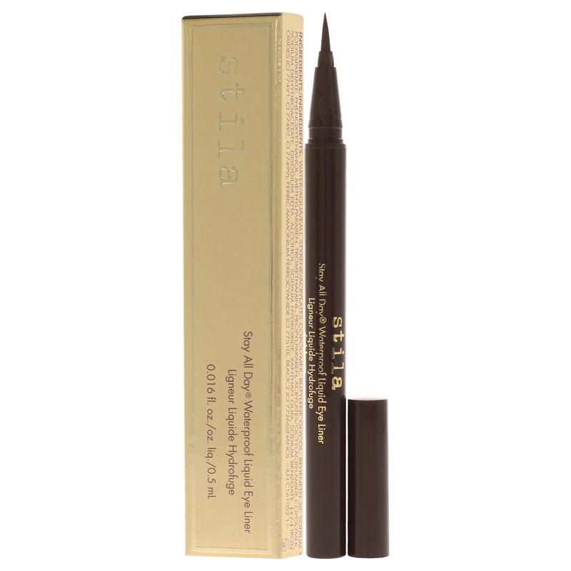 Stay All Day Waterproof Liquid Eye Liner - Dark Brown by Stila for Women - 0.016 oz Eyeliner