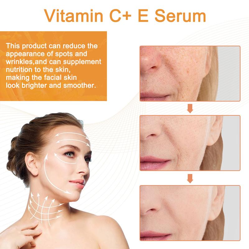 Vitamin C E & Ferulic acid serum, Vitamin C Facial Serum, All Skin type Glowing-Since  Korea Skincare Skin Repair Comfort