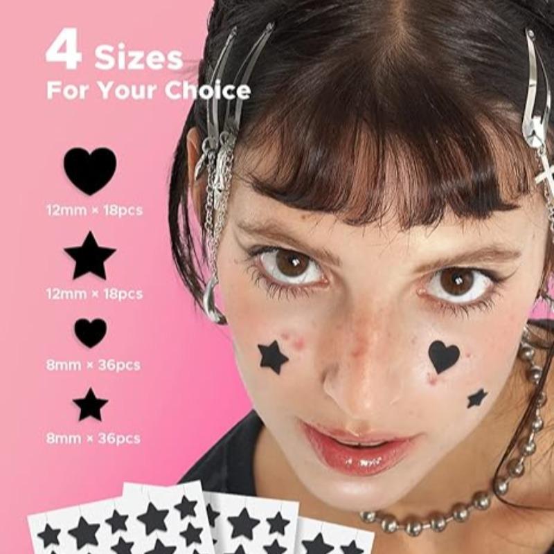 Star & Heart Shaped Acne Patches, 320pcs set Invisible Acne Cover Patches, Pimple Patch, Facial Skin Care Products for Women & Men