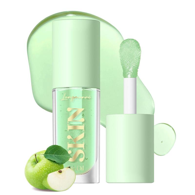 Moisturizing Skincare Lip Oil, Comfort Hydrate Fruit Flavor Lip Oil, No-sticky Lip Balm, Hydrating Lip Care Product, Suitable for Dry Lip, Daily Lip Moisturizer