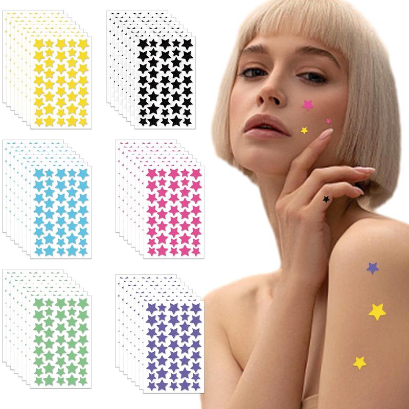 Star Shaped Acne Patches, 480pcs set Hydrocolloid Acne Cover Patches for Christmas Gift, Facial Skin Care Products for Women & Men