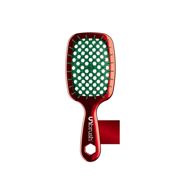 UNbrush Mini Original Detangling Hair Brush - Holiday Collection (6 Brushes)