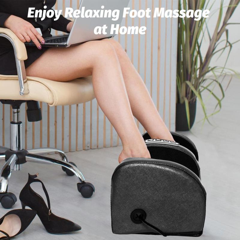 Low Price Foot Massager without Remote Control,Shiatsu Foot Massager Machine with Soothing Heat, Deep Kneading Therapy,Improve Blood Circulation and Foot Wellness,Relax for Home or Office Use(Black)