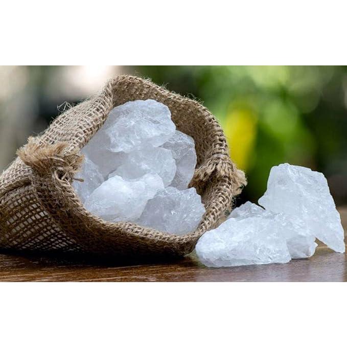 Alum Stone (Piedra de Alumbre) 4 oz - Multi-Purpose Crystal for Skin Care and Healing - Natural Deodorant & Antiperspirant | Shaving Stone. Body Care Radiant