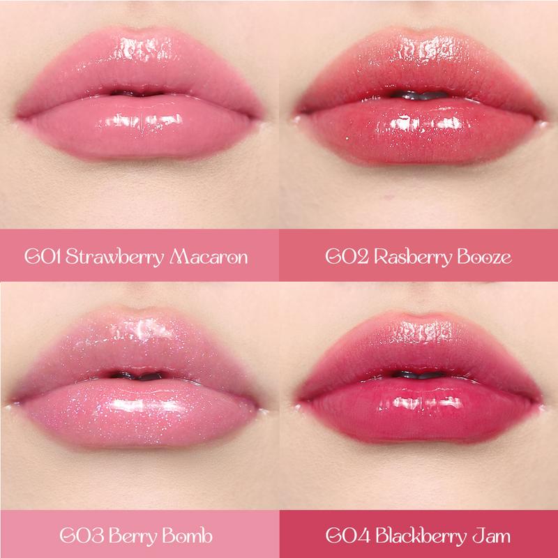 Flower Knows Bestselling Duo - Little Angel Embossed Highlighter & Strawberry Rococo Glowy Lip Gloss