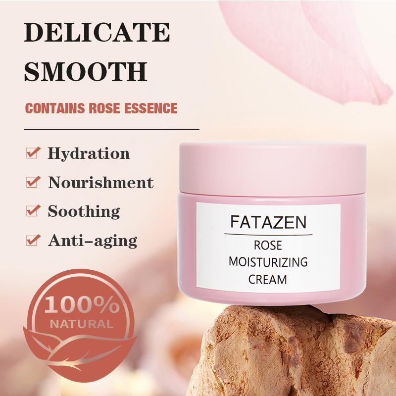 Long Lasting Hydration Damascus Rose Moisturizing Cream Aloe Vera Skin Moisturizer