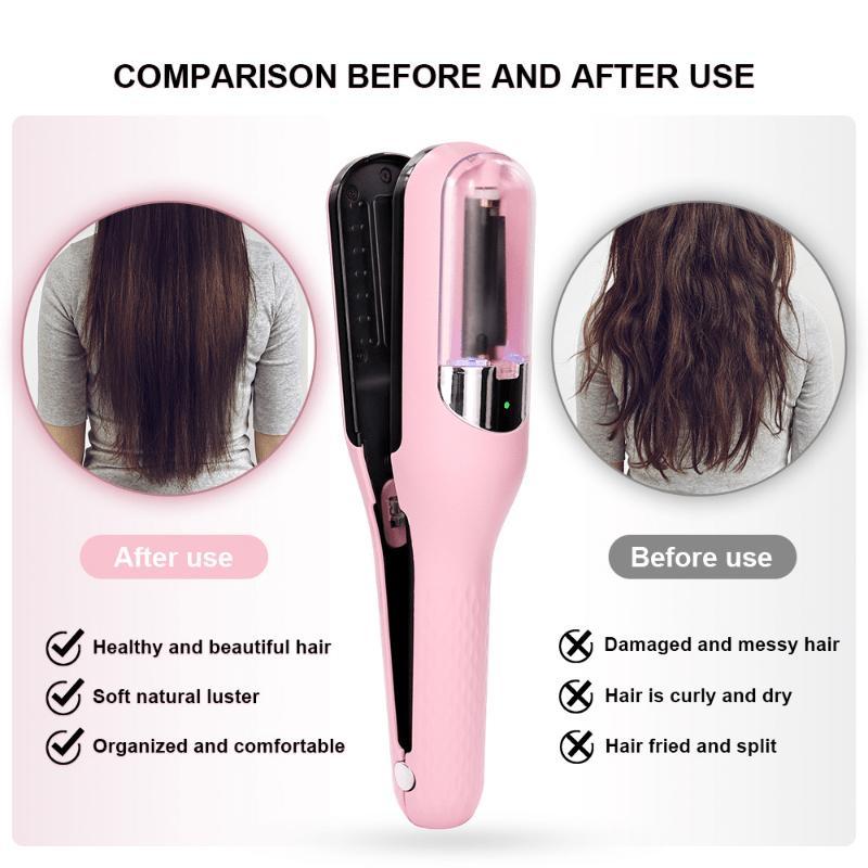 Electric Hair Trimmer, 1 Box Rechargeable Hair Split End Hair Trimmer & Accessories, Hair Styling Tools for Women & Girls, Hair Products