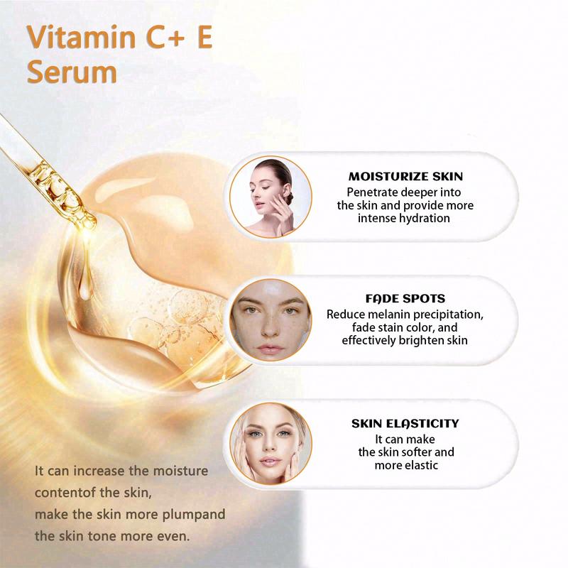 Vitamin C E & Ferulic acid serum, Vitamin C Facial Serum, All Skin type Glowing-Since  Korea Skincare Skin Repair Comfort