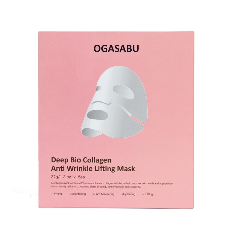 [OGASABU] Collagen Facial Mask Sleepingmask 5 pcs - ORIGINAL COLLAGEN MASK MOISTURIZE AND REPAIR SKIN