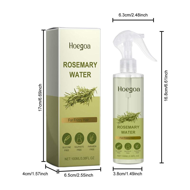 Rosemary Hair Care Spray, Nourishing & Moisturizing Hair Care Spray, Hair Care & Styling Product for Women & Men