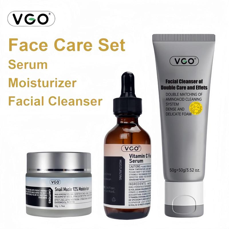 VGO Acne Serum Shrink Pore Facial Serum Peeling Off Skincare facialserum essence30ml face spf vit cgentle hydrating Snail Hydration FacialCare Kit Skin Repair Comfort Hydrate Moisturizer Moisturizing