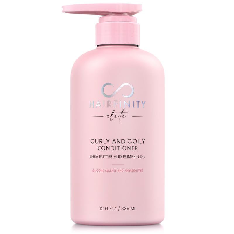 Curly and Coily Conditioner with Shea Butter and Pumpkin Oil - Customizable Formula for Ultimate Hair Health & Frizz Control