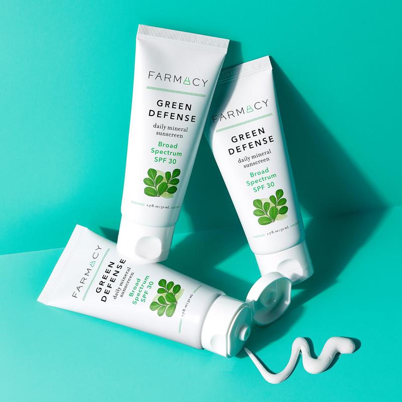 Farmacy Green Defense SPF30 Broad Spectrum Mineral Sunscreen with Zinc Oxide & Natural Antioxidants