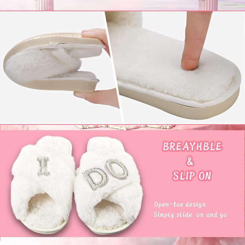 Bride To Be Gift Set Bride Makeup Bag I Do Bride Slippers Bride Robe Bride Hair Clip Bride Gifts Wedding Gifts