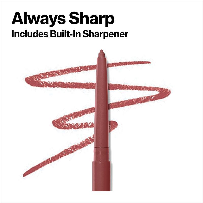 REVLON Lip Liner, Colorstay Lip Makeup with Built-in-Sharpener, Longwear Rich Lip Colors, Smooth Application, 660 Mauve, 0.01 oz