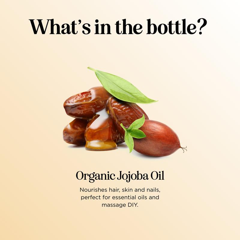 Maple Holistics Organic Jojoba Oil for Skin, Hair and Nails Haircare Hydrating