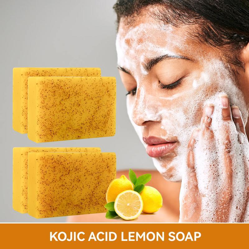 Lemon Turmeric & Kojic Acid Brighetning Soap, Dark Spot Remover Kojic Acid Soap Body Care Comfort Body Care Comfort