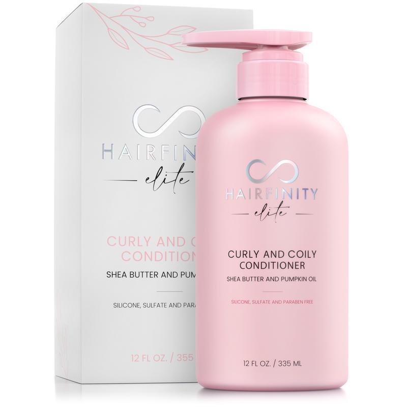 Curly and Coily Conditioner with Shea Butter and Pumpkin Oil - Customizable Formula for Ultimate Hair Health & Frizz Control