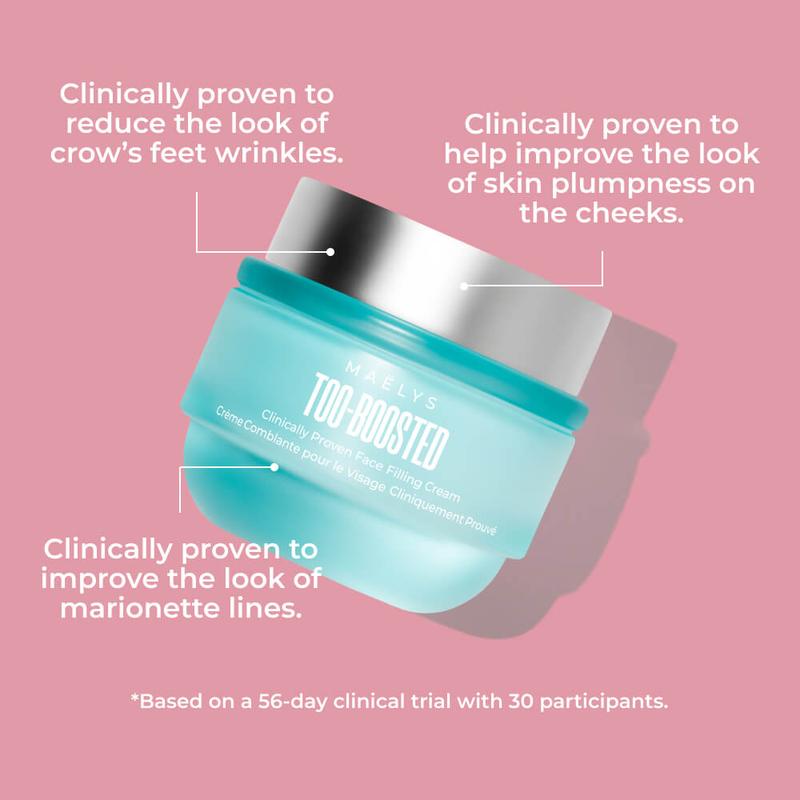 MAËLYS TOO-BOOSTED Clinically Proven Face Filling Cream To visibly plump the skin - With Hyaluronic Acid Moisturizers Skincare