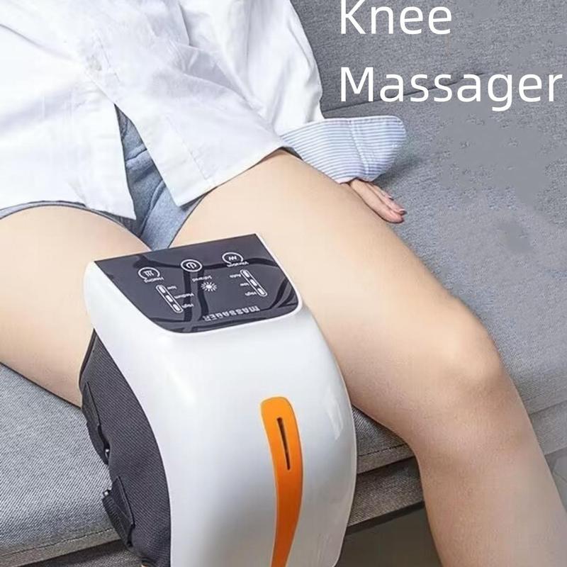 Comfort Heating Knee Massager Summer Gift, Electric Heated Knee Massager with LED Touch Screen, Cordless Body Care Knee Massage Machine, Birthday Gifts