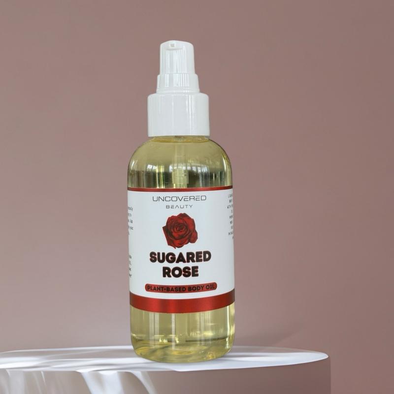 Sugared Rose Body Oil - Shimmer or No Shimmer Body Care Luxury