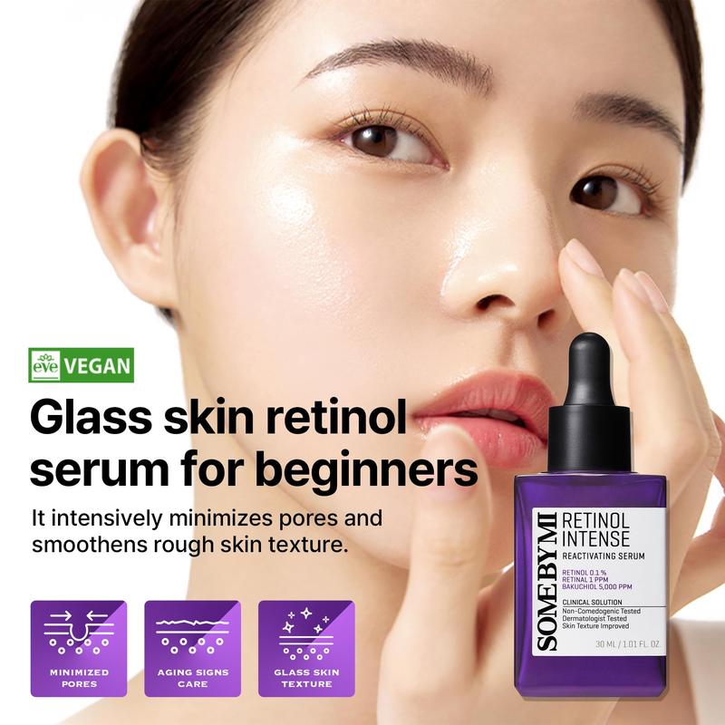 SOME BY MI Retinol Intense Reactivating Serum with Active Ingredients Retinol, Retinal & Bakuchiol