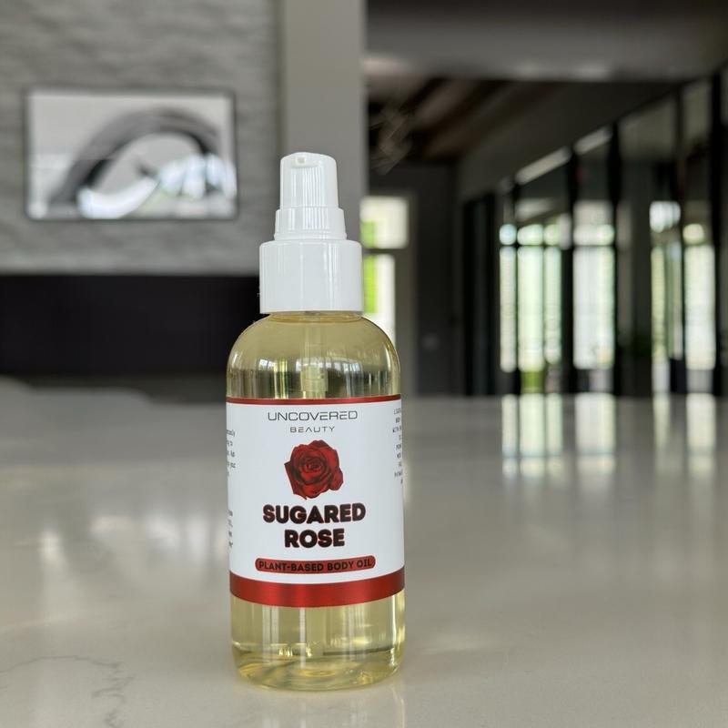 Sugared Rose Body Oil - Shimmer or No Shimmer Body Care Luxury