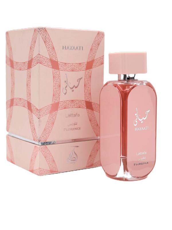 LATTAFA HAYAATI FLORENCE 3.4 FL.OZ EDP SPRAY For Women Floral Fragrance Perfume Scent Blend Scented Aroma Cosmetic Cologne