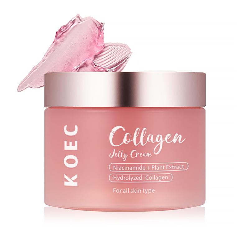 KOEC -Collagen Jelly CreamNiacinamide Gel Moisturizing&Brightening Mask l instant ClowBooster Skin Barrier,DeepHydration,Reduce Dryness | FacialMoisturizer | For All SkinTypes l3.38f1.oz | Skincare ComfortHydrating Moisture Moisturizing