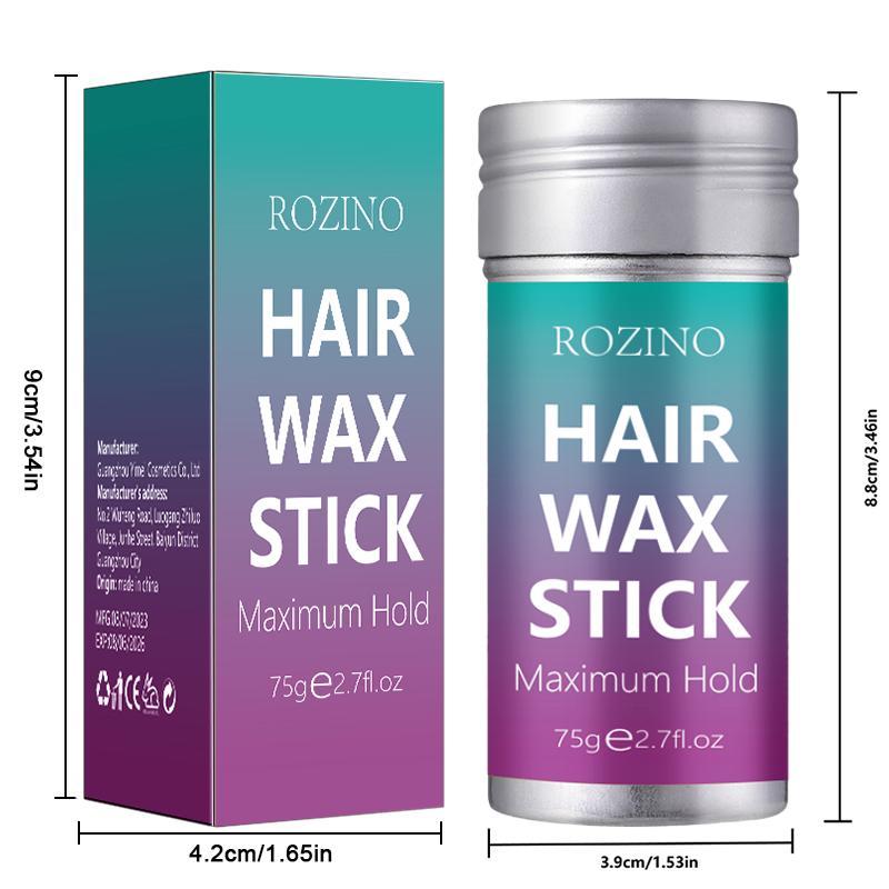 1 Count 75g Maintenance & Styling Hair Wax Stick, Summer Hair Styling Gel Stick, Hair Texturing Product for Men & Women