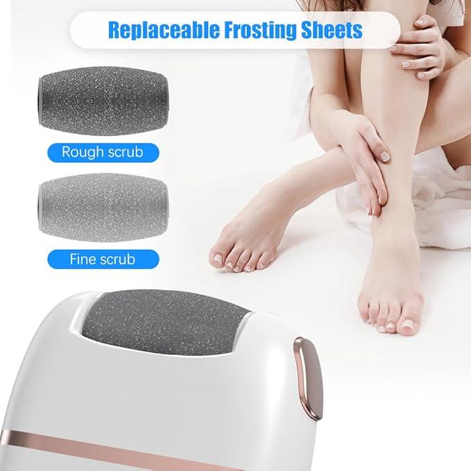 Electric Foot File Grinding Machine, Pressure Sensing Design, USB Rechargeable,Adjustable, Easy to Clean, Foot Repair and Grinding Device