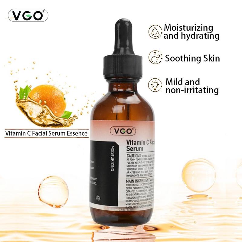 VGO-Vitamin C Serum, Moisturizer, and Facial Cleanser Set Cleansing Moisturizing Suitable for sensitive skinLive Skincare Radiance Comfort Skin Repair Revitalizing Experience Skincare Comfort Skin Repair Cleanser Daily Facial Serum Pack vitaminac facial