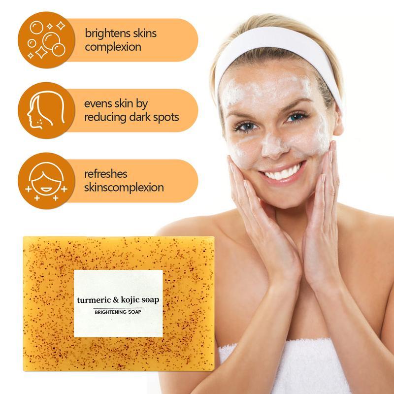 Lemon Turmeric & Kojic Acid Brighetning Soap, Dark Spot Remover Kojic Acid Soap Body Care Comfort Body Care Comfort