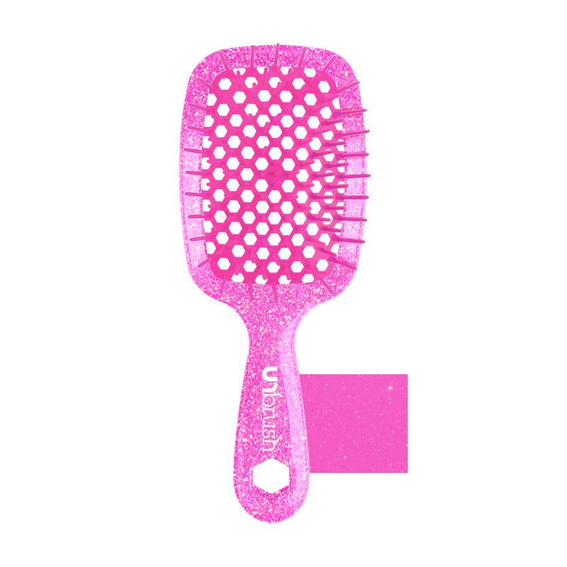 UNbrush Detangling Hair Brush & UNbrush Mini Detangling Hair Brush Set (2 brushes)