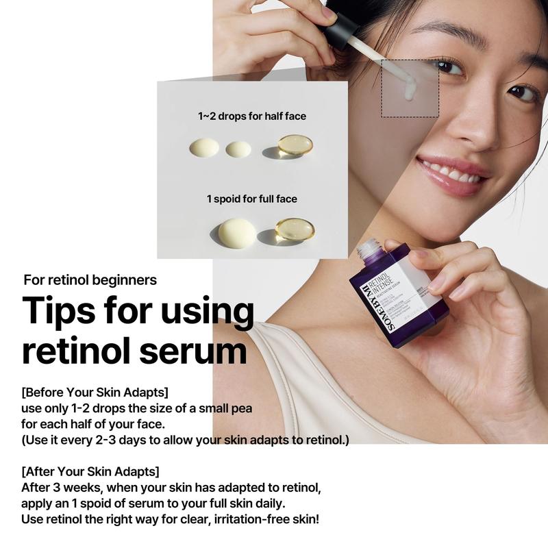 SOME BY MI Retinol Intense Reactivating Serum with Active Ingredients Retinol, Retinal & Bakuchiol