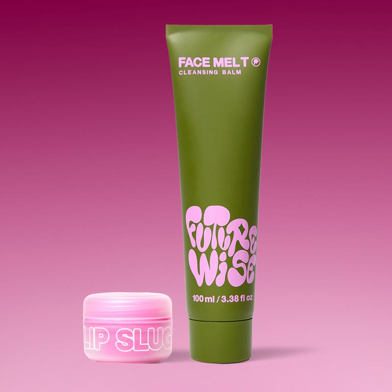 Futurewise | THE NEWBIES Bundle | Face Melt 3.38 oz and Lip Slug 0.48 oz