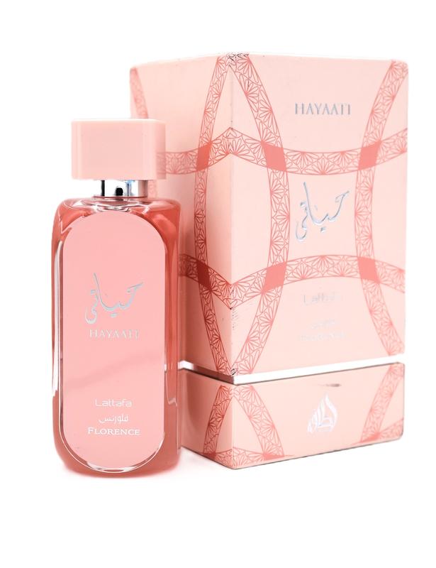 LATTAFA HAYAATI FLORENCE 3.4 FL.OZ EDP SPRAY For Women Floral Fragrance Perfume Scent Blend Scented Aroma Cosmetic Cologne