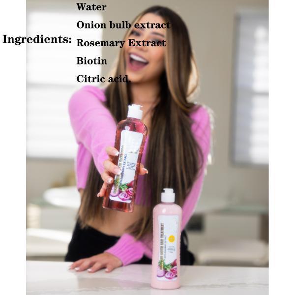 Yilest Onion and Rosemary Biotin Shampoo Care Set - Restoring Hair Vitality by Moisturizing and Regulating Clean Hair Care