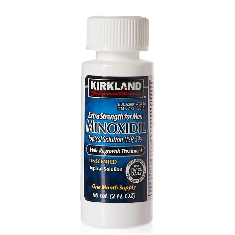 Kirkland Minoxidil 5% Extra Strength 1, 3, 6 Month Supply Men's Hair Growth Hair Care Pack Serum Comfort