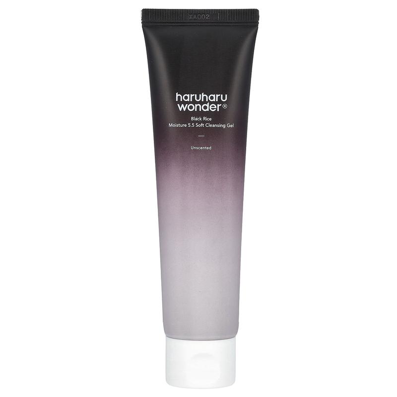 Haruharu Wonder, Black Rice Moisture 5.5 Soft Cleansing Gel, Unscented, 3.38 fl oz (100 ml)