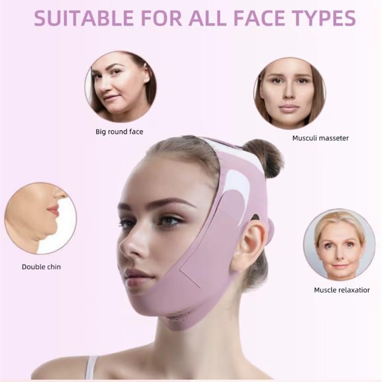 Reusable V-line shaped Face Lifting Corrector, Breathable Double Chin Reducer,V-face Mask, Face Lifting Corrector for Women, Facial Slimming &Massage Tools Comfort Skincare Adjustable Contour Daily Tightenin guasha double chin skin care