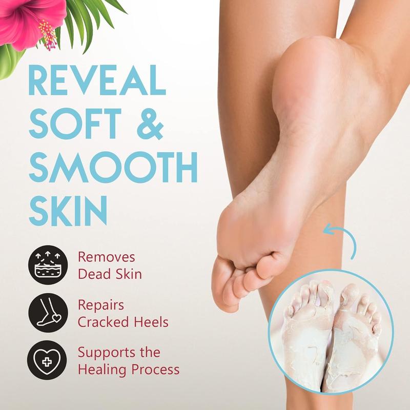 Summer Foot Peeling Mask for Men - Cucumber & Urea Extracts - Dermatologically Tested Callus Remover