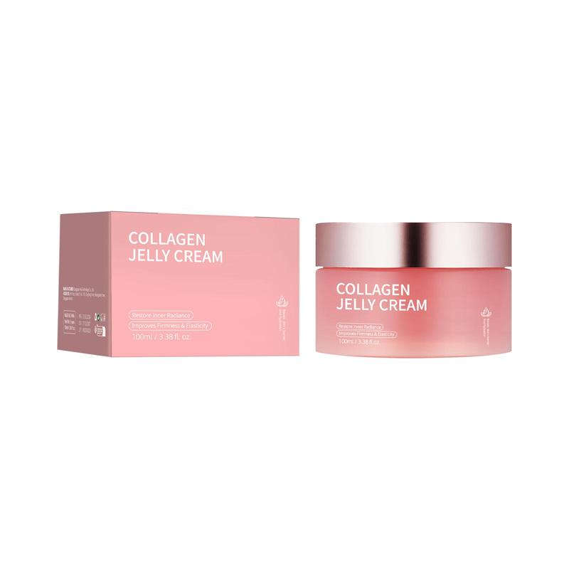 Collagen Jelly Cream for Face Care, Moisturizing & Nourishing Facial Skin Care Cream, Hydrating Skin Care Product for Women & Men, Christmas Gift