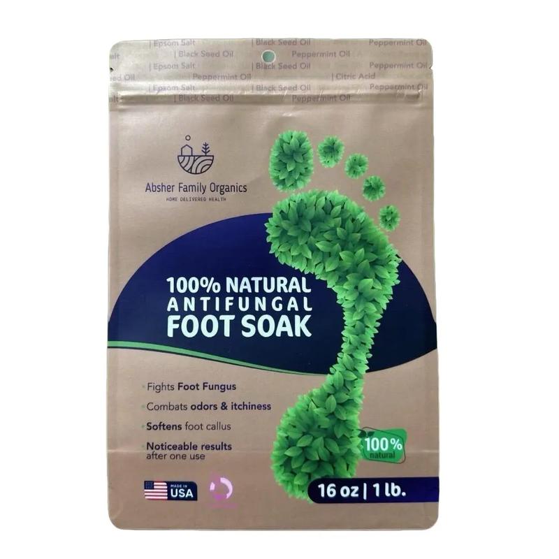 100% Natural Antifungal Foot Soak for Fungus, Odor & Softening - Beauty & Personal Care Therapy