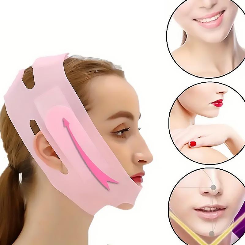 Silicone V Shape Lift Mask, Reusable Mask, Instant Face Lift, Cheeks, Chin & Neck Firming, Facial Care Gift for Women, Face Sculptor