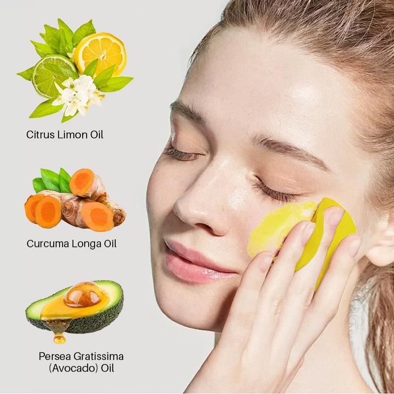 Turmeric & Kojic Acid Cleansing Pads for Dark Spots, 20pcs set Facial & Body Deeply Cleansing Pads, Brightening Skin Care Kit for Women & Men