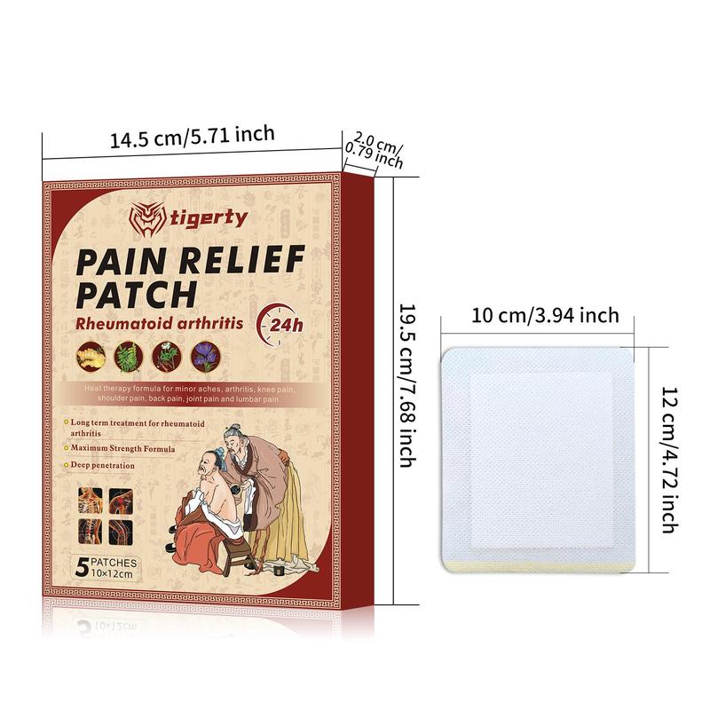 Skincare Patch, 5 Counts box Muscle Patch, Strong Relaxation Patch for Back, Waist, Knee, Elbow