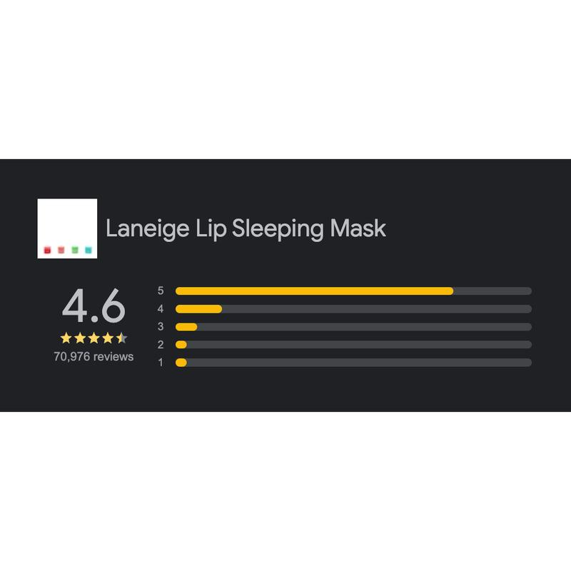 Laneige Mini Lip Sleeping Mask Intense Hydration with Vitamin C, Berry Fruit Complex, and Shea Butter, 5g